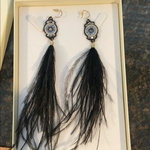 Feather earrings